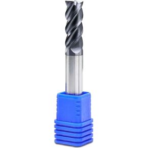 1pcs 4 Flutes Carbide End Mill HRC60 45° D1-D6 50L Milling Cutter Alloy Coating Tungsten Steel Cutting Tool for Aluminum Copper Carbon Steel Die Steel Alloy Steel in Kuwait