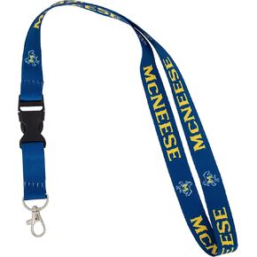 Desert Cactus McNeese State University Lanyard Cowboys Geaux Car Keys ID Badge Holder Keychain Detachable Breakaway Snap Buckle (Blue) in Kuwait