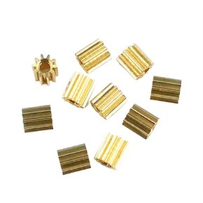 Steel Heavy Duty Motor Pinion Gear 0.98mm 1pcs 101A .25M Pinion 10 Teeth 3mm OD Mechanical Small Modulus Gear Metal Copper Hole 1mm Tight Match in Saudi Arabia