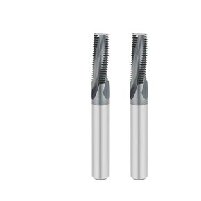 Carbide Threading Milling Cutter Full Tooth Thread CNC Metal Cutters Hard Alloy Coated Threaded End Mills 10Pcs(M8x1.0) in Kuwait