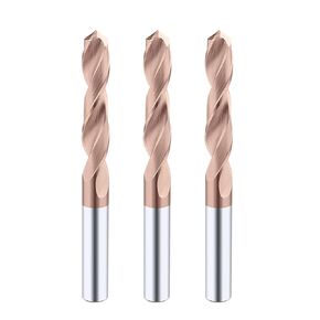 Total Length 80mm Carbide Drill Bits HRC55° for Hard Metalworking CNC Tools Tungsten Steel Metal Drills 2.1-10mm 1Pcs(6.9MM_80MM) in Kuwait