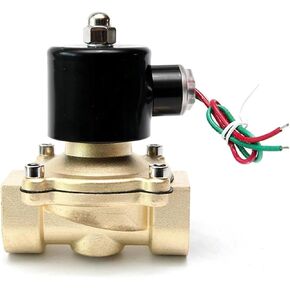 صمام الملف اللولبي النحاسي DN32 DC12V DC24V AC220V 110V صمام الملف اللولبي للمياه والنفط والهواء المغلق عادة (NPT_24VDC) in Kuwait