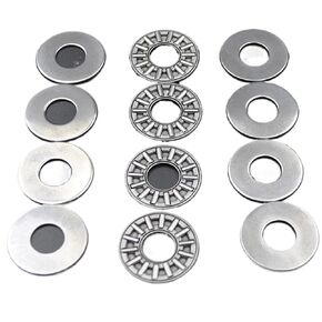 AXK1024 2AS Plane Thrust Needle 10x24x4mm Axial Roller Bearing with Washers 6Pcs in Kuwait