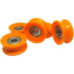 4 قطع 6x30x13 بوم المغلفة على شكل حرف U بكرة BSU60630-13 بوم على شكل حرف U تحمل 30 مللي متر قطر بكرة بلاستيكية 6*30*13 in Kuwait