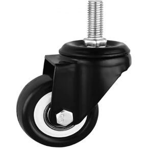4 أجزاء/وحدة 1.5 بوصة برغي مزدوج تحمل عجلة عالمية M8x25 أرجل قطع الأثاث الصامتة in Kuwait