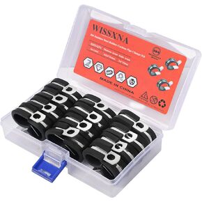 مقاطع كابل سلكية 52 بكسل من الصلب غير المصقول 304 ملزمات كابل المطاط المعزول مجموعة مجموعة متنوعة للأنبوب أو أنبوب أو سلك سلك in Kuwait