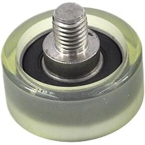 محمل مصبوب من البولي يوريثين ملولب خارجيًا PU620140-18C1L12M10 محمل مطاطي مع عجلة توجيه ملولبة in Kuwait