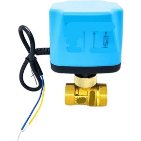 1/2 "صمام كروي نحاسي AC220V DC12V DC24V 2-سلك صمام كروي نحاسي مغلق عادة (220VAC_Normal مغلق) in Kuwait