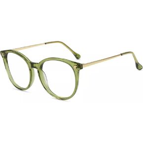 نظارات Firmoo Blue Light Blocking للنساء والرجال نظارات ألعاب الكمبيوتر بإطار دائري من الأسيتات بخيارات ألوان فريدة in Kuwait