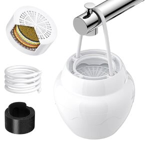 فلتر حمام لحوض الاستحمام، فلتر مياه حوض الاستحمام ذو 8 مراحل، فلتر كيندر لحوض الاستحمام، فلتر حمام توبو، منعم الماء العسر، تنظيف 99% من الملوثات in Kuwait