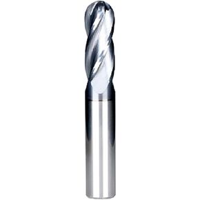 1 قطعة الكرة الأنف كربيد نهاية مطحنة CNC القاطع بت التوجيه 4 الناي R0.5-R8 دوامة طحن بت ماكينة بتحكم رقمي بالكمبيوتر طحن أداة القاطع in Kuwait