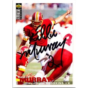 بطاقة كرة قدم موقعة من Eddie Murray (واشنطن) 1995 Upper Deck #U223 - بطاقات البيسبول الموقعة in Kuwait