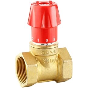3/4" 1“ 2" Brass Flow Control Valve DN15/DN20/DN25/DN32/DN40/DN50 Manual Regulating Valve One-Way for Air Water(1") in Kuwait