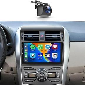 【8Core 4+64G】 لسيارة Toyota Corolla 2009 2010 2011 2012 2013 Android Car Stereo Wireless Carplay Android Auto، 9 بوصة HD 1280 * 720P IPS شاشة لمس راديو GPS WiFi DSP صوت بلوتوث 5.0 SWC كاميرا احتياطية in Kuwait