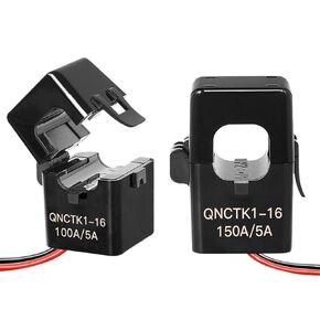 Split core Current Transformer ct clamp QNCTK1-16 50/5 100/5 150/5 200/5 AC Current Sensor Split Current transducer 100A 5A 200A(QNCTK1-16 150A-5A) in Saudi Arabia