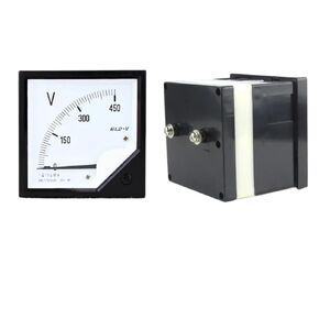 2PCS 6L2 AC Voltage Meter 250V300V450V10KV/100V35KV/100V Voltmeter 80 * 80mm(750V) in Kuwait