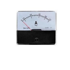 DH670 Rectangle AC1-500A Gauge Analog Ampere Panel Meter Ammeter 70 * 60mm(100 5A) in Kuwait
