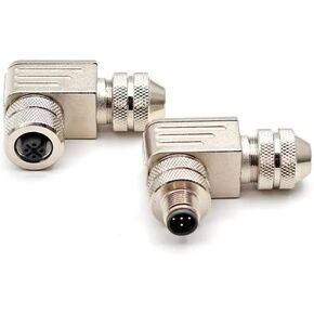 M12 Metal Assembled Aviation Plug Waterproof 12 Pin Connector Right Angle Elbow IP67 PG7 4-6mm Connectors in Saudi Arabia