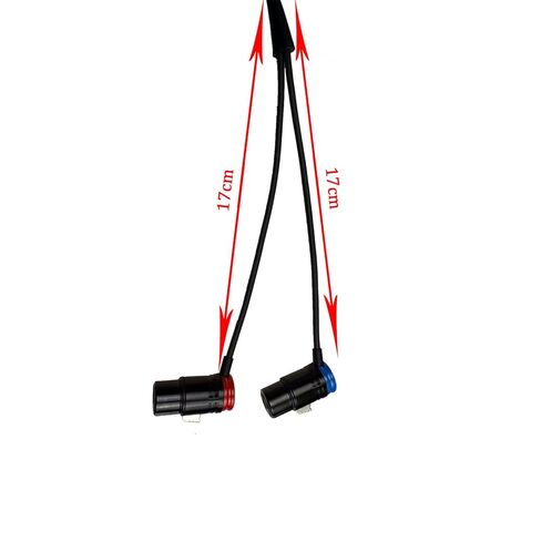 Low Profile XLR Splitter Cable, Right Angle Balanced XLR Splitter Cord, Dual Female to Male 3 Pin Patch Y Cable Speaker Cable（1.6FT in Saudi Arabia