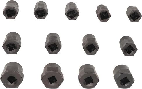 Professional Stud Nut Remover Set 13pcs Molybdenum Steel Screw Extractor Kit with Storage Box for Manual Ratchets Impact Wrenches in Saudi Arabia