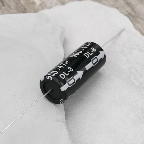 OTOTEC 2PCS 47uF 500V Axial Capacitor 43x18mm Compatible with Fender Hot Rod Deluxe Useful for Replacing Caps in Vintage and Modern Valve Amps in Saudi Arabia
