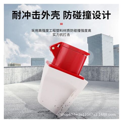 مقبس مثبت 4 ثقوب 16A4X16A مقبس الطيران مقاوم للماء IP44 ZQ-114 (4 كور 16A صلب) in Kuwait