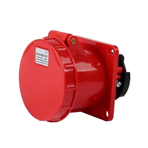 ZQ-334 مقبس الطيران 4 ثقوب 63A4X63A مقاوم للماء IP67 المقبس الصناعي مقبس مخفي in Kuwait