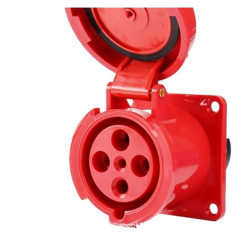 ZQ-334 مقبس الطيران 4 ثقوب 63A4X63A مقاوم للماء IP67 المقبس الصناعي مقبس مخفي in Kuwait