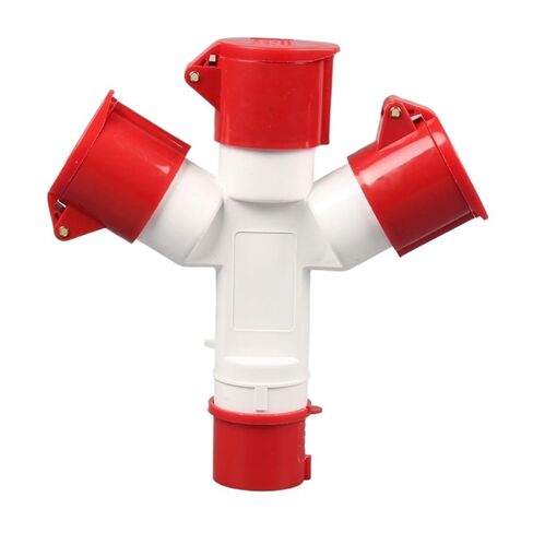 مقبس صناعي مقاوم للماء 4-core 16A 380V ثلاثي الطور بأربعة أسلاك وشريط واحد ثلاثي الاتجاهات متعدد الوظائف ومقبس رباعي الأقطاب (مجموعة 1014) in Kuwait