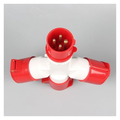 مقبس صناعي مقاوم للماء مقبس متعدد الوظائف ثلاثي الاتجاه واحد في ثلاثة خارج 4-core 32A Set 1024(1024 Set) in Kuwait