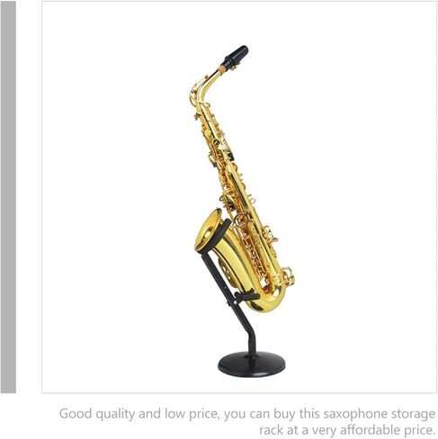 حامل ألتو ساكسفون قابل للطي حامل ساكس حديدي حامل عرض ساكس محمول مع دعم إسفنجي مناسب للاستخدام المكتبي وإكسسوارات الموسيقى in Kuwait