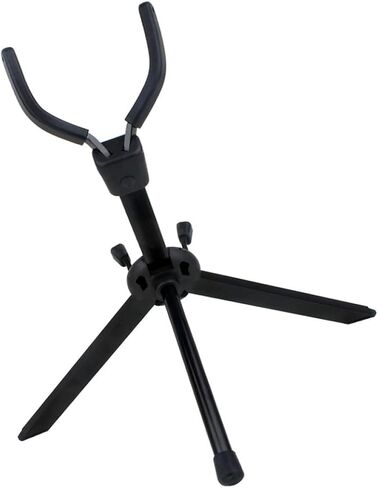 FOMIYES حامل ساكسفون ألتو قابل للطي وغير قابل للانزلاق باللون الأسود حامل ساكس محمول رف شاشة للسفر واستخدام المسرح in Kuwait