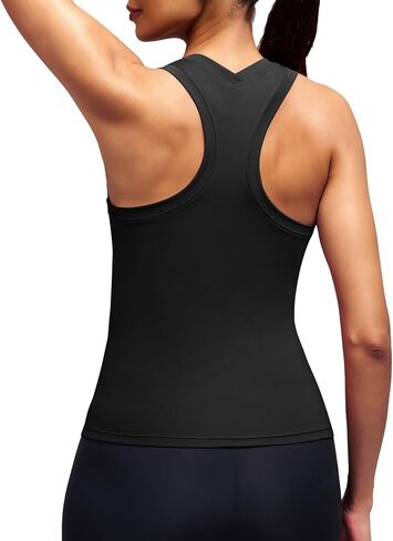 Alaroo Workout Tank Tops for Women Racerback Athletic Gym Clothes Womens Yoga Tight Fit Sleeveless Shirts Activewear in Saudi Arabia