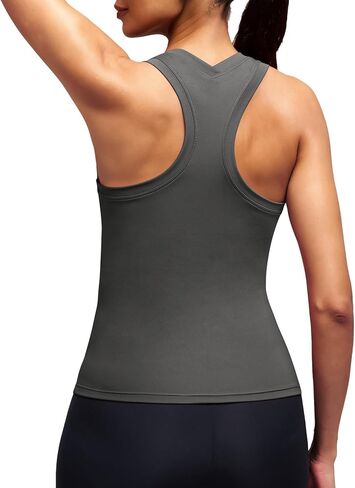 Alaroo Workout Tank Tops for Women Racerback Athletic Gym Clothes Womens Yoga Tight Fit Sleeveless Shirts Activewear in Saudi Arabia