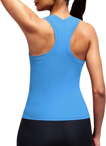Alaroo Workout Tank Tops for Women Racerback Athletic Gym Clothes Womens Yoga Tight Fit Sleeveless Shirts Activewear in Saudi Arabia