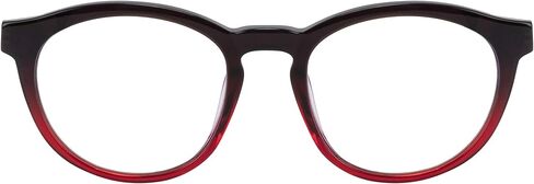 HyperX Spectre Stealth - Gaming Eyewear, Blue Light Blocking Glasses, UV Protection, Acetate Frame, Stainless Steel Temples, Crystal Clear Lenses, Microfiber Bag, Hard Case – Round Small Red in Saudi Arabia