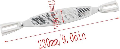 LQ Industrial 1 Pair Bicycle Reflectors 230x27mm Night Rider Spoke Light Warning Sheet Compatible with Road/Mountain Bike Taillight in Saudi Arabia