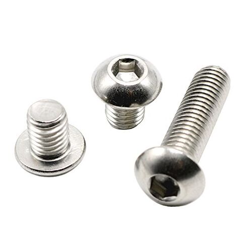 M5 x 40mm Button Head Socket Cap Screws,Pack 20-Piece,Stainless Steel,Full Thread,Metric in Saudi Arabia