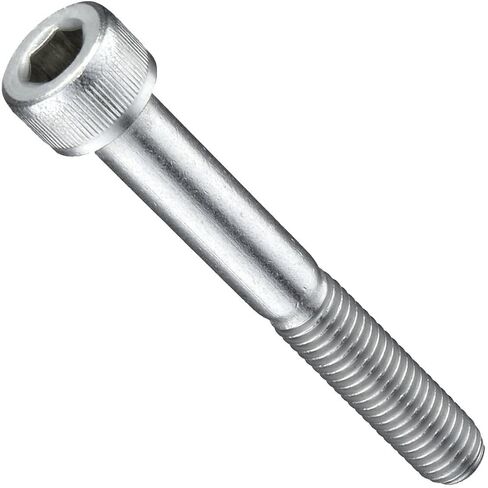 برغي غطاء رأس المقبس، 1/4-20 × 5 بوصة، فولاذ مقاوم للصدأ 18-8، مقبس سداسي (الكمية: 25) خيط خشن، مسمار ألين سداسي 1/4 بوصة، الطول: 5 بوصة، خيط جزئي in Saudi Arabia