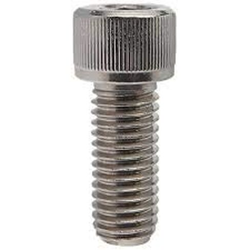 1/4"-20 x 9/16" Socket Head Cap Screw, Allen Socket Drive, 18-8 Stainless Steel, Full Thread, Quantity 25 - by Fastener Depot, LLC in Saudi Arabia