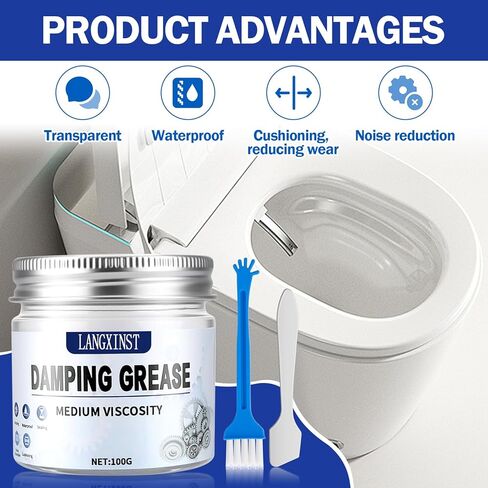 Synthetic Damping Grease, Medium Viscosity Damping Grease for Washing Machine Suspension Rods Toilet Shock absorbers Optical Instruments Cushioning and Shock absorbers for Other Mechanical Parts in Saudi Arabia