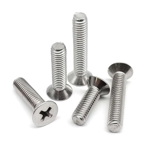 Screws,Stainless Steel Screws, M1-M8 Stainless Steel Cross Countersunk Head Screw Bolt in Kuwait