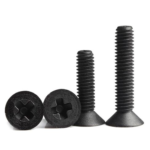 Screws,Stainless Steel Screws, 10pcs Black/White Nylon Countersunk Head Screws Plastic Bolts in Kuwait