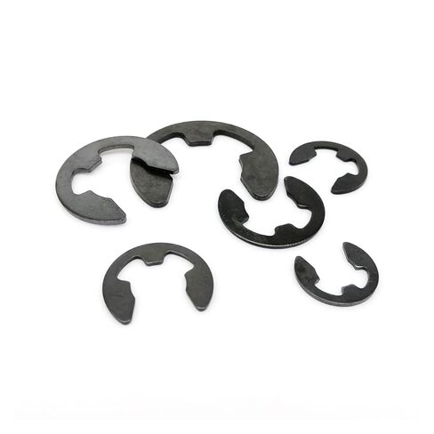 580/1000pcs M1.2 M1.5 M2 M3 M4 M5 M6 M8 M10 M12 M15 Black Carbon Steel Shaft External Retaining Ring E Clip Snap Circlip Washer(Set A 580pcs) in Saudi Arabia