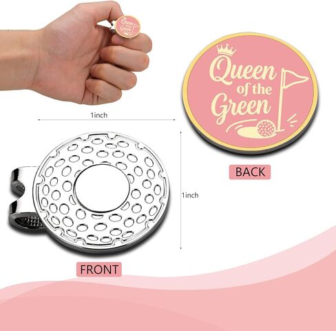 Golf Accessories for Women Girls - Pink Ball Marker Hat Clip Golf Gifts for Women Birthday Retirement, Golfs Easter Basket Stuffers, Unique Mothers Day Golfer Gifts for Mom Grandma Wife Sister Friends in Saudi Arabia