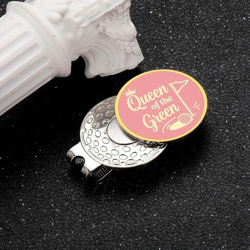 Golf Accessories for Women Girls - Pink Ball Marker Hat Clip Golf Gifts for Women Birthday Retirement, Golfs Easter Basket Stuffers, Unique Mothers Day Golfer Gifts for Mom Grandma Wife Sister Friends in Saudi Arabia