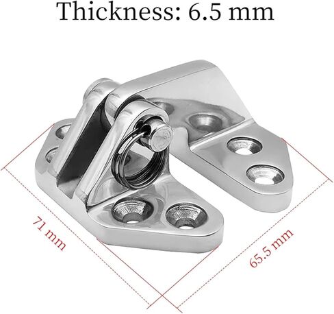 71x66mm Stainless Steel Hinge 1Pcs in Saudi Arabia