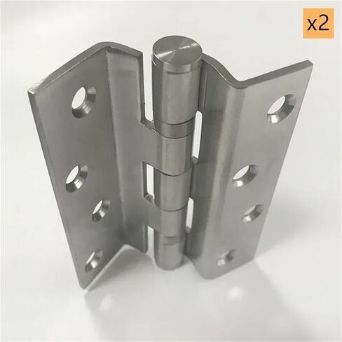 B-127x68x3mm 2 قطعة باب الخزانة مفصلة من الفولاذ المقاوم للصدأ ملحقات الأجهزة 1 قطعة in Kuwait