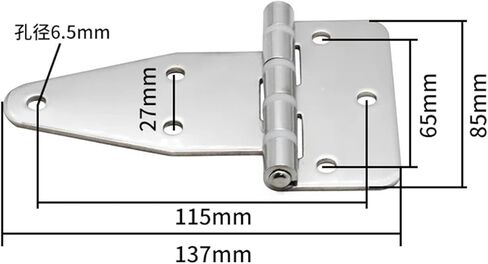 مفصل باب قابل للطي شديد التحمل من الفولاذ المقاوم للصدأ 304 قطعة واحدة in Kuwait