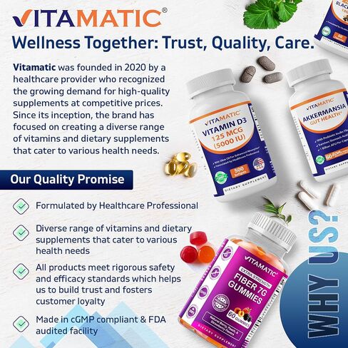 Vitamatic Castor Oil Softgels 750 mg | Cold Pressed | 180 Softgels | Easy-to-Swallow in Saudi Arabia